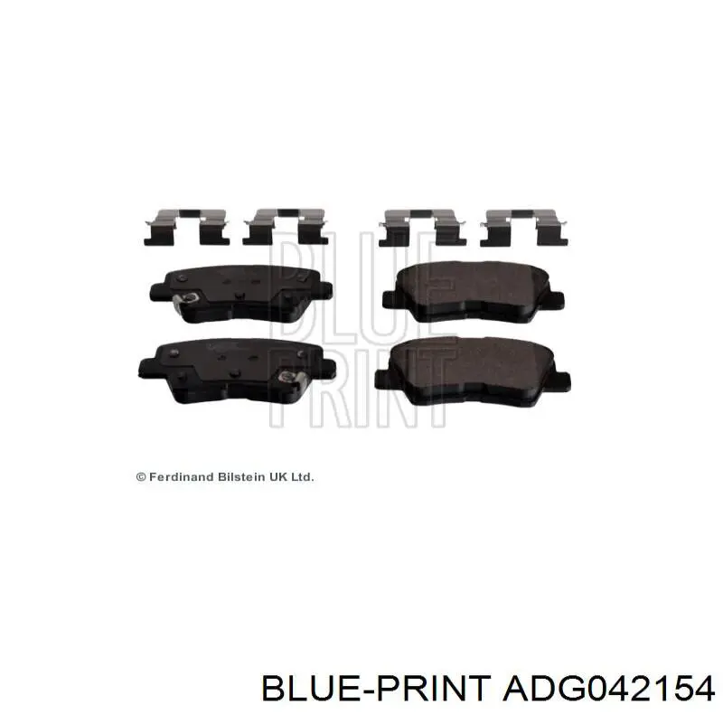 Задні гальмівні колодки 58302C8A30 Hyundai/Kia
