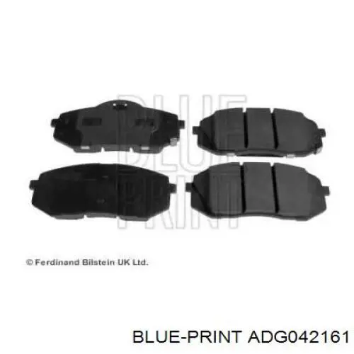 Гальмівні колодки Blue Print ADG042161 ціна, від 30.60 USD