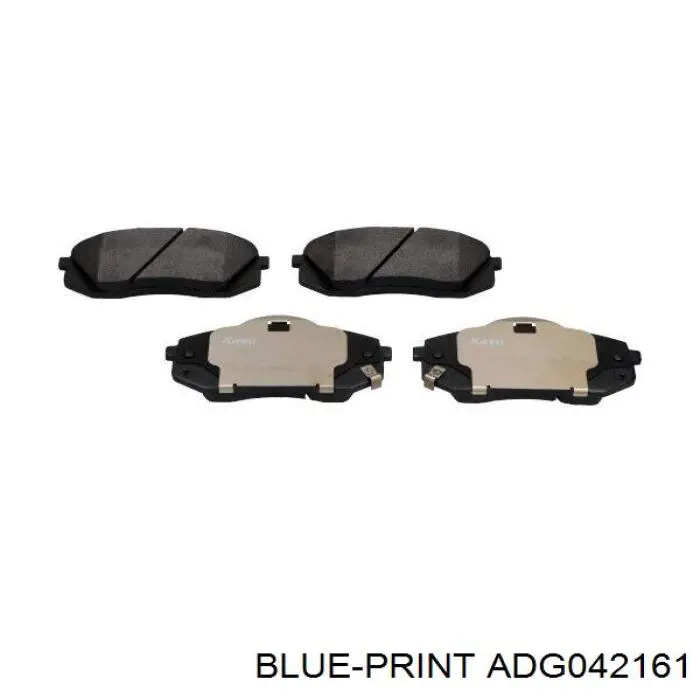 Купити ADG042161 Blue Print Колодки гальмівні передні, дискові