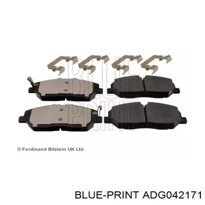 Передні тормозні колодки GK1404 CTR