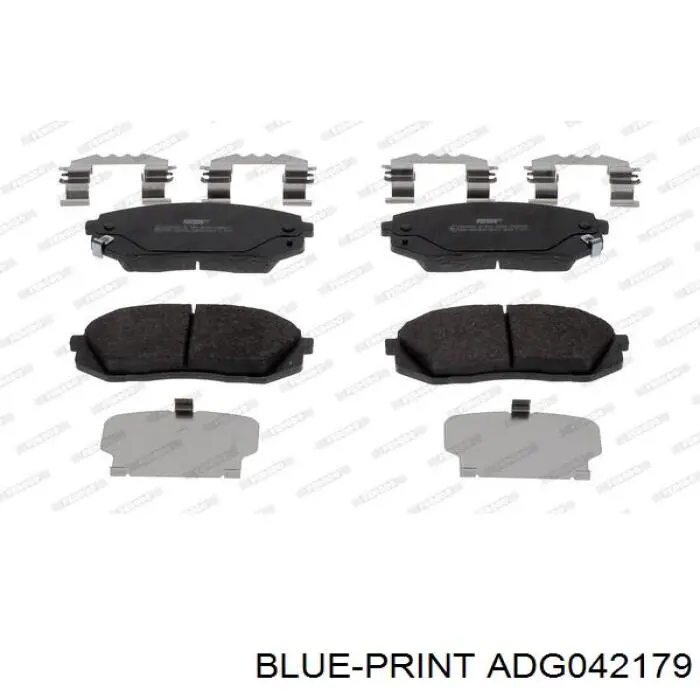 ADG042179 Blue Print Передні гальмівні колодки