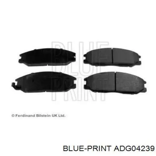 Тормозні колодки Blue Print ADG04239
