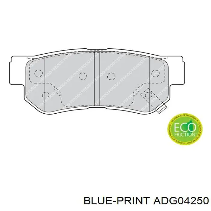 Задні дискові колодки Hyundai/Kia 583023CA20
