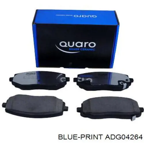 Передні тормозні колодки ADG04264 Blue Print