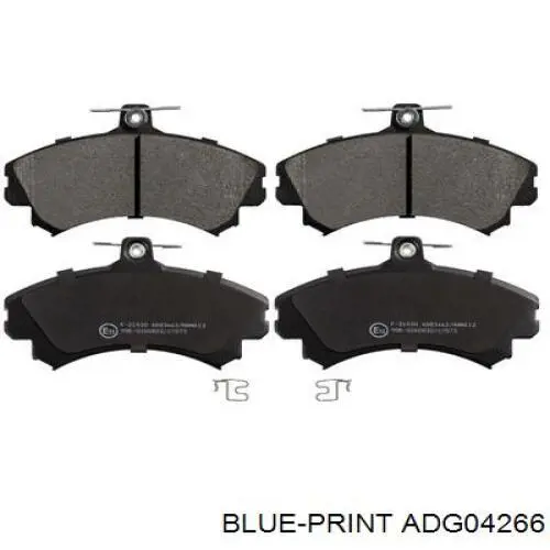 Задні гальмівні колодки ADG04266 Blue Print