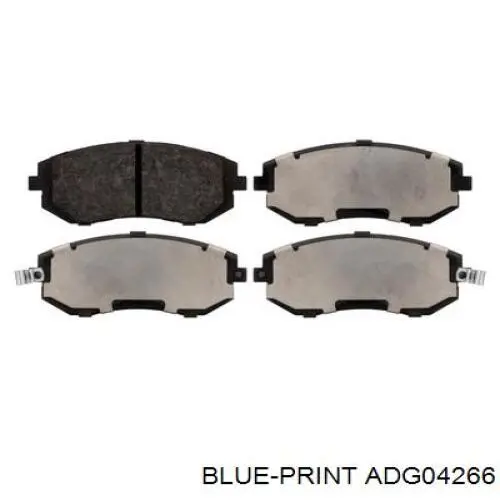 Задні дискові колодки Blue Print ADG04266