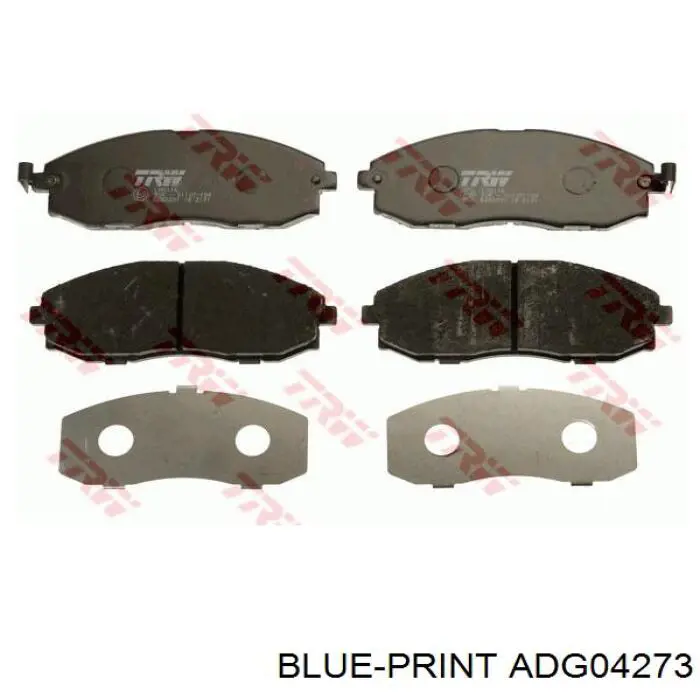 Передні тормозні колодки ADG04273 Blue Print