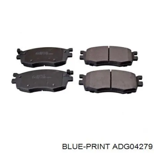 ADG04279 Blue Print колодки гальмівні передні, дискові
