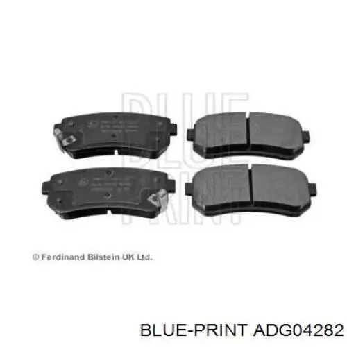 Купити ADG04282 Blue Print Задні колодки
