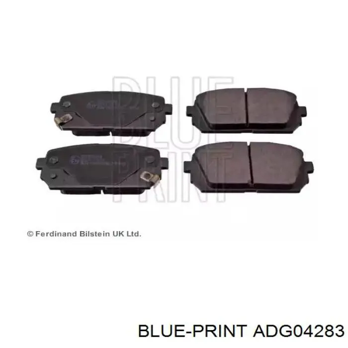 Задні гальмівні колодки PKBE34 Parts-Mall