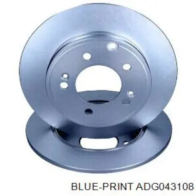 Гальмівні диски ADG043108 Blue Print