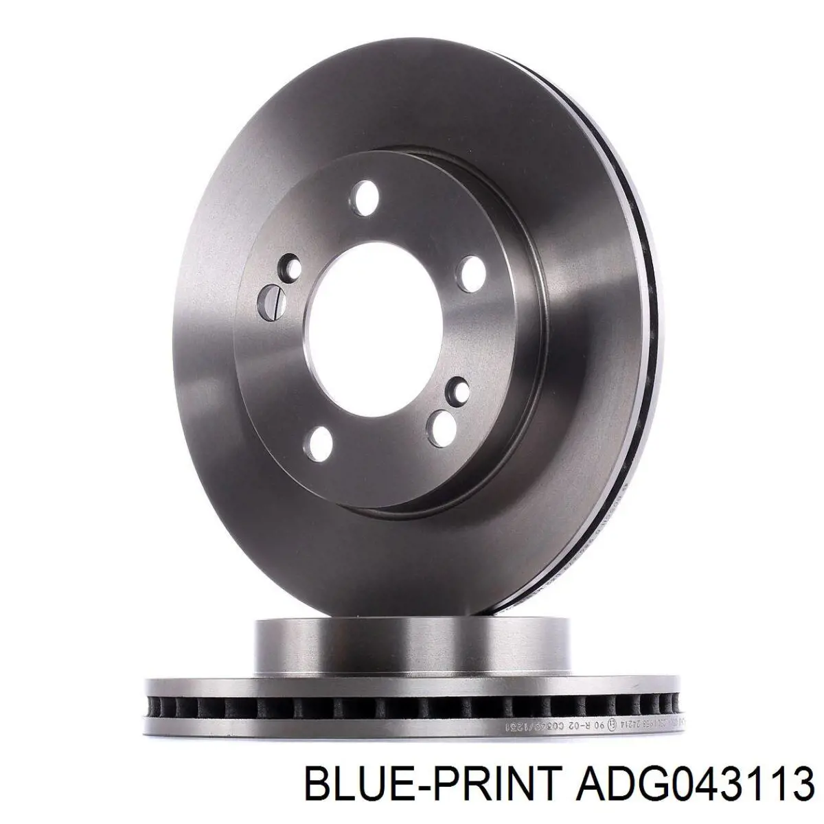 Гальмівні диски передні ADG043113 Blue Print