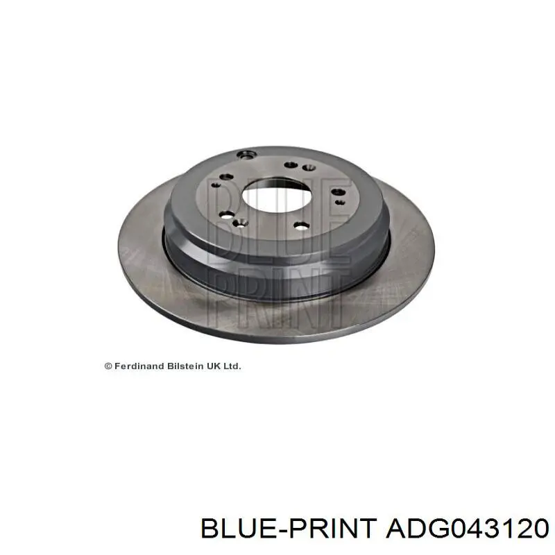 Гальмівні диски передні ADG043120 Blue Print