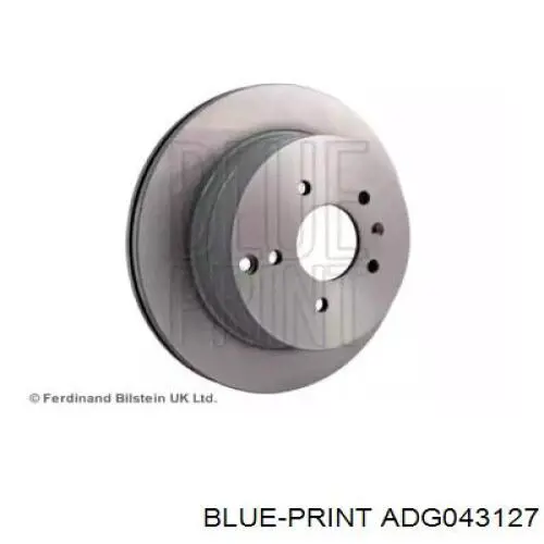 ADG043127 Blue Print диск гальмівний задній