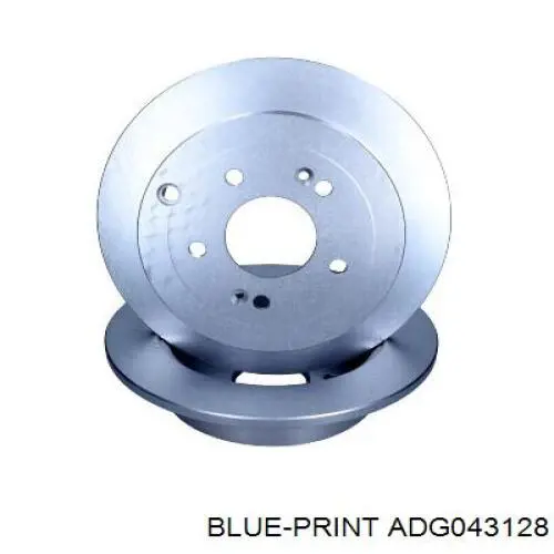 Гальмівні диски ADG043128 Blue Print