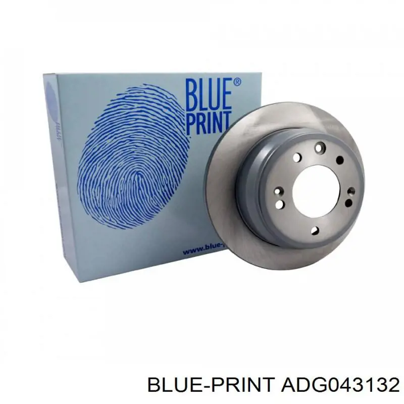 Диск гальмівний задній Blue Print ADG043132