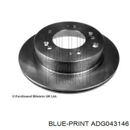 ADG043146 Blue Print диск гальмівний задній