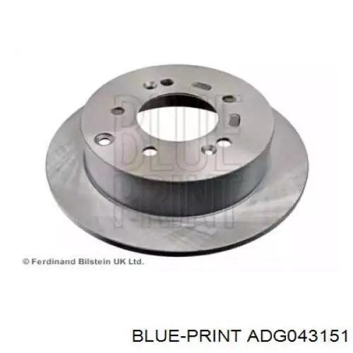ADG043151 Blue Print диск гальмівний задній