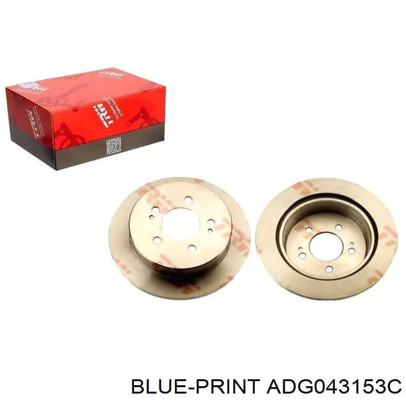 Гальмівні диски ADG043153C Blue Print