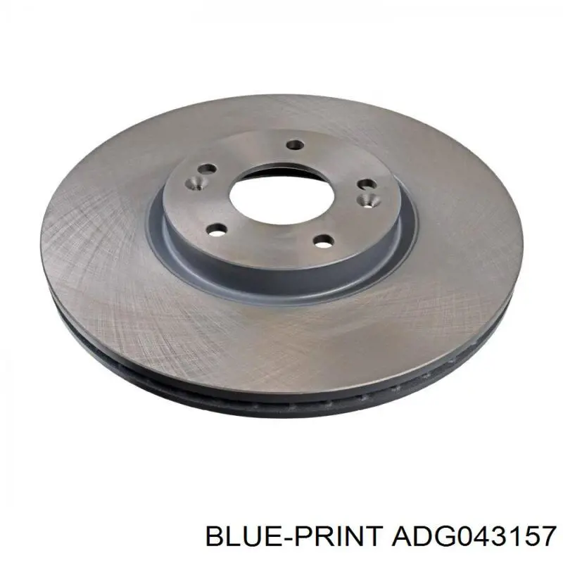Гальмівні диски передні ADG043157 Blue Print