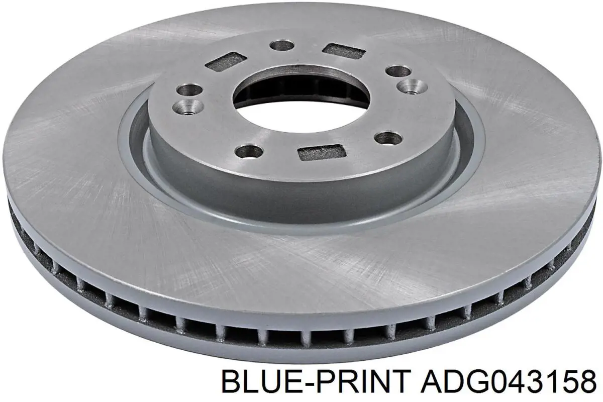 Гальмівні диски передні ADG043158 Blue Print