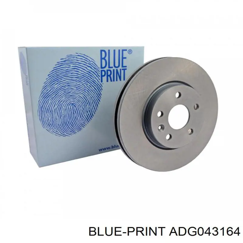 Гальмівні диски ADG043164 Blue Print