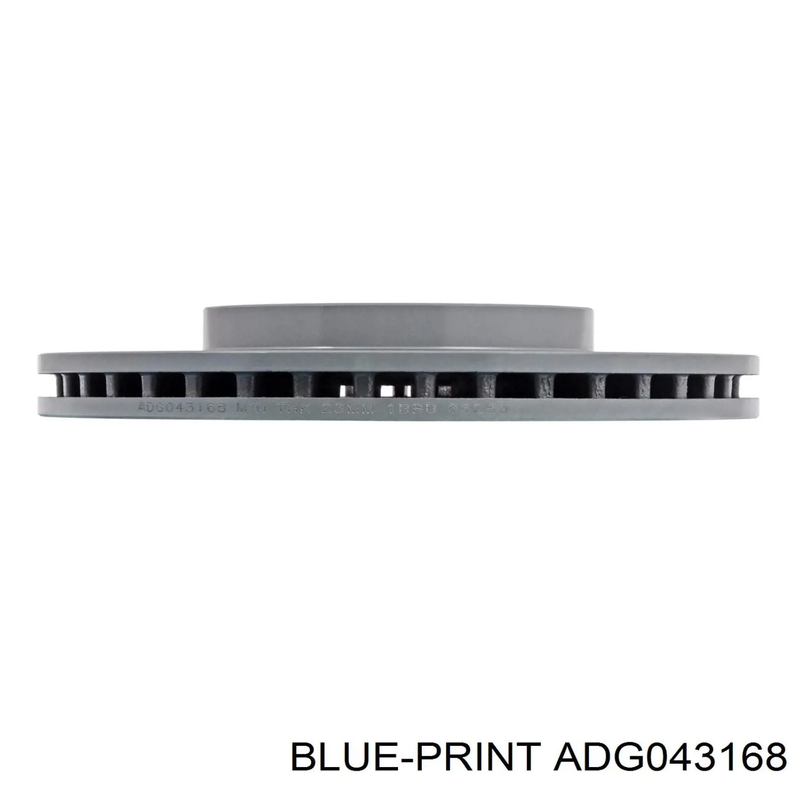 Диск гальмівний передній ADG043168 Blue Print