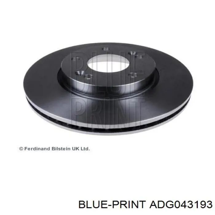 ADG043193 Blue Print диск гальмівний передній