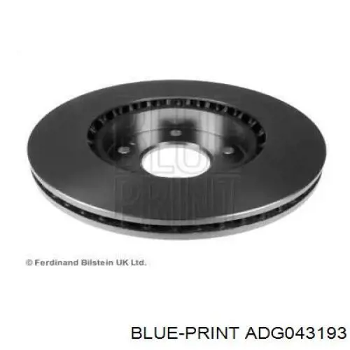 Диск гальмівний передній Blue Print ADG043193