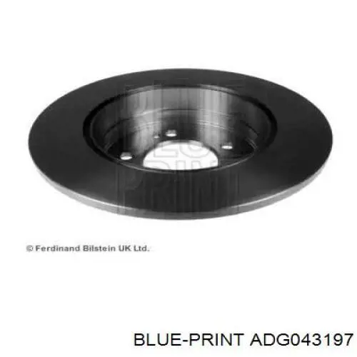 Диск гальмівний задній ADG043197 Blue Print