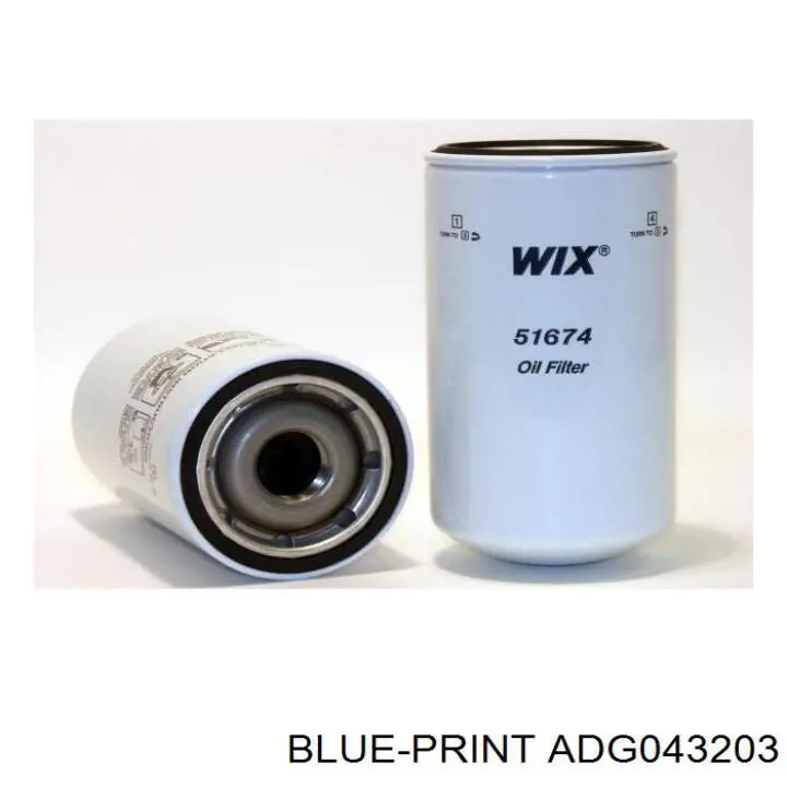 Диск гальмівний передній Blue Print ADG043203