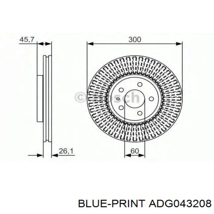 Гальмівні диски передні 569091 General Motors