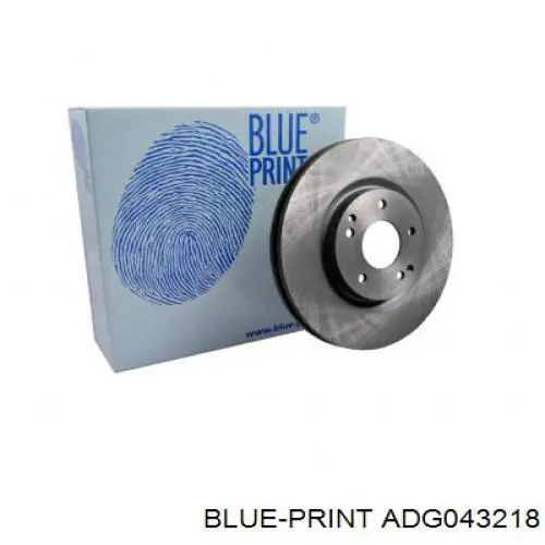 Гальмівні диски передні ADG043218 Blue Print