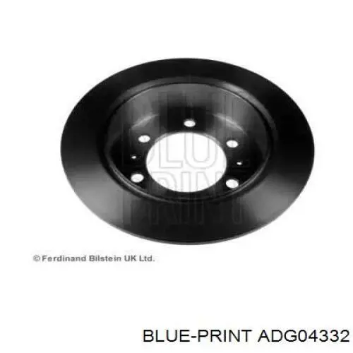 ADG04332 Blue Print диск гальмівний задній