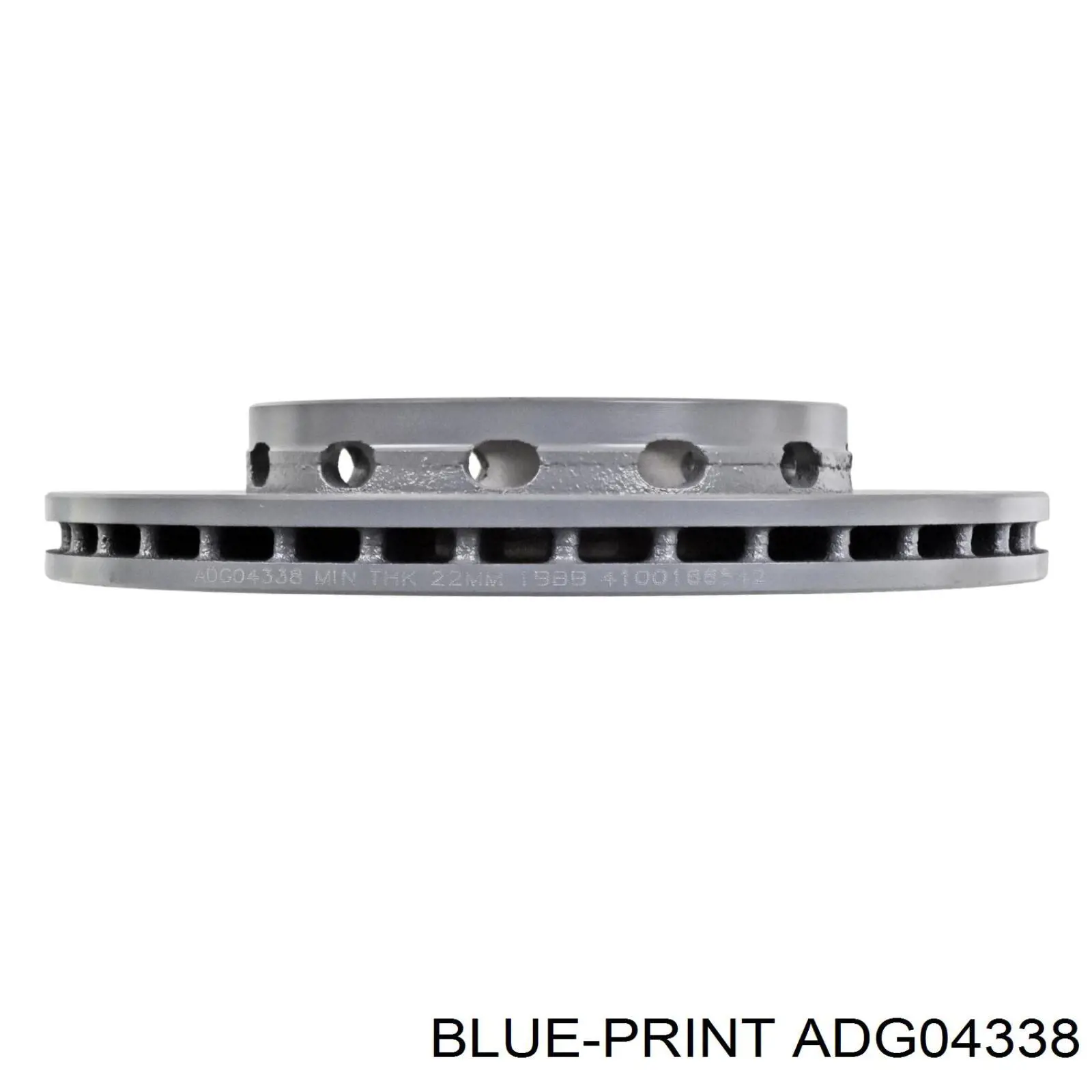 Гальмівні диски передні ADG04338 Blue Print