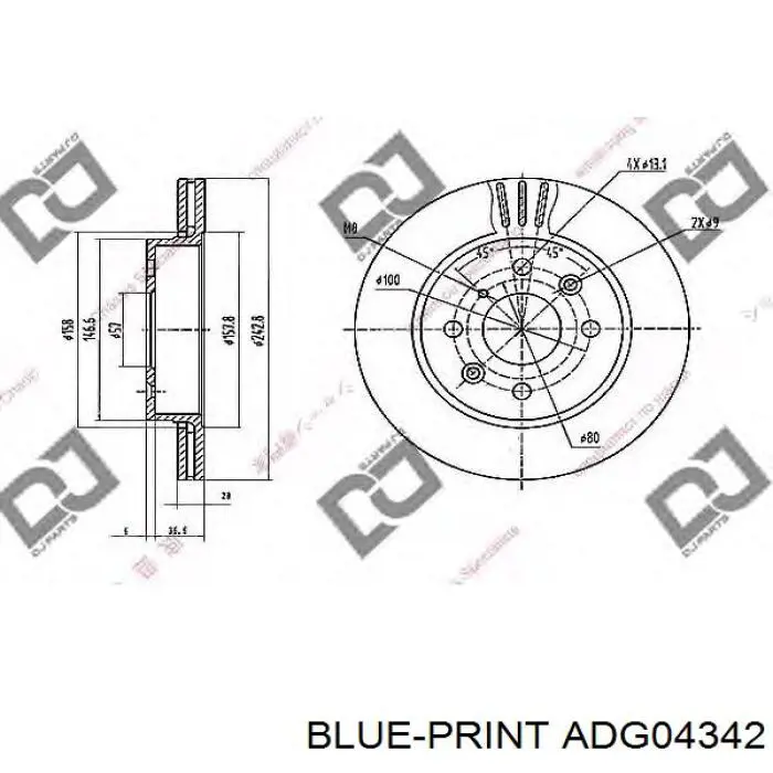 Купити 0K2AA33251C Hyundai/Kia Ротор гальмівний