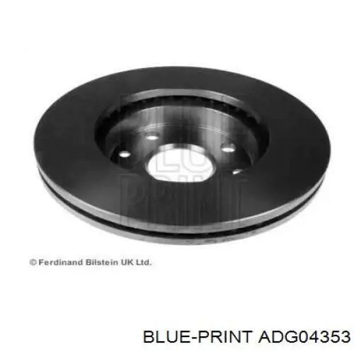 ADG04353 Blue Print диск гальмівний передній