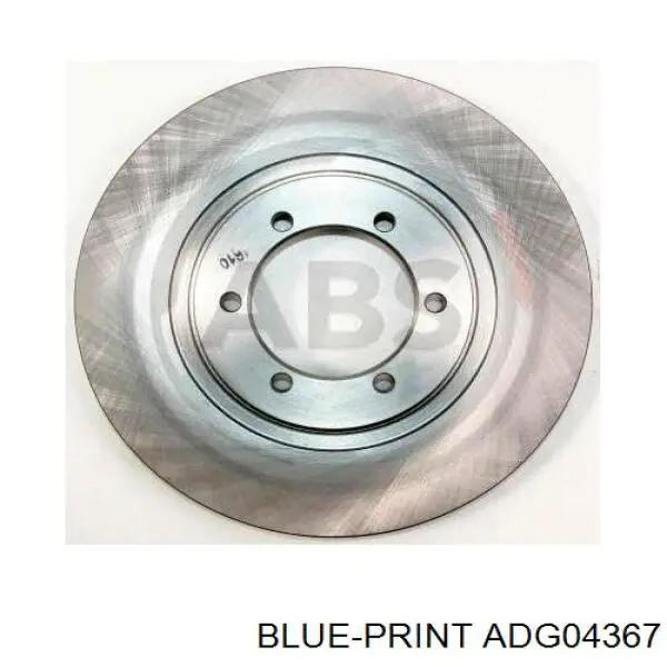 Гальмівні диски передні ADG04367 Blue Print
