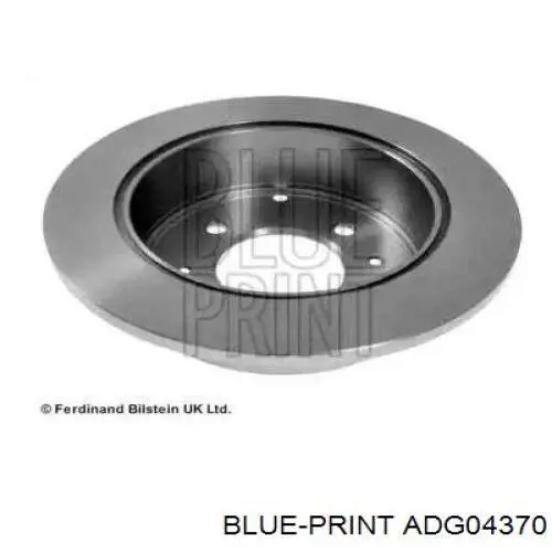 Диск гальмівний задній ADG04370 Blue Print