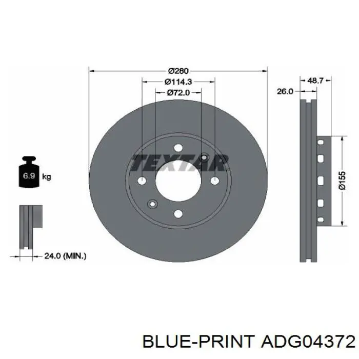 Купити S0K2FA33251 Hyundai/Kia Ротор гальмівний