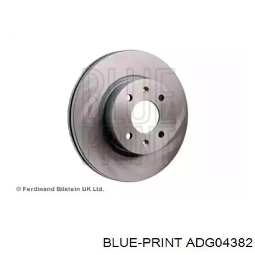 Диск переднього гальма Blue Print ADG04382 ціна, від 28.55 USD