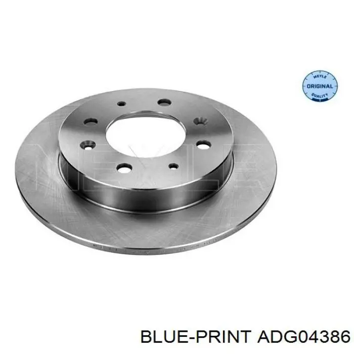 Гальмівні диски ADG04386 Blue Print