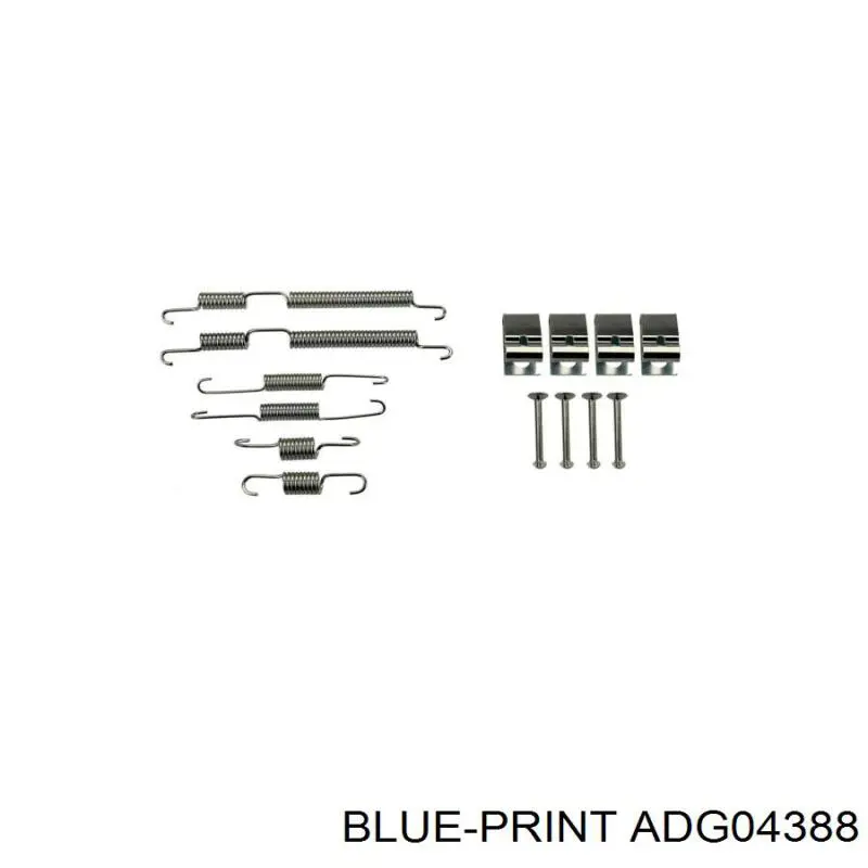 ADG04388 Blue Print диск гальмівний задній