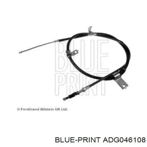 Трос ручного гальма задній, правий ADG046108 Blue Print