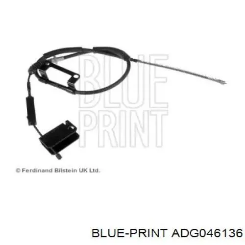 Трос стоянкового гальма задній лівий Blue Print ADG046136 ціна, від 17.62 USD