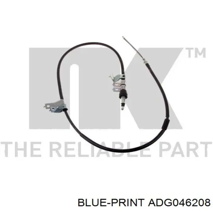 ADG046208 Blue Print трос ручного гальма задній, лівий