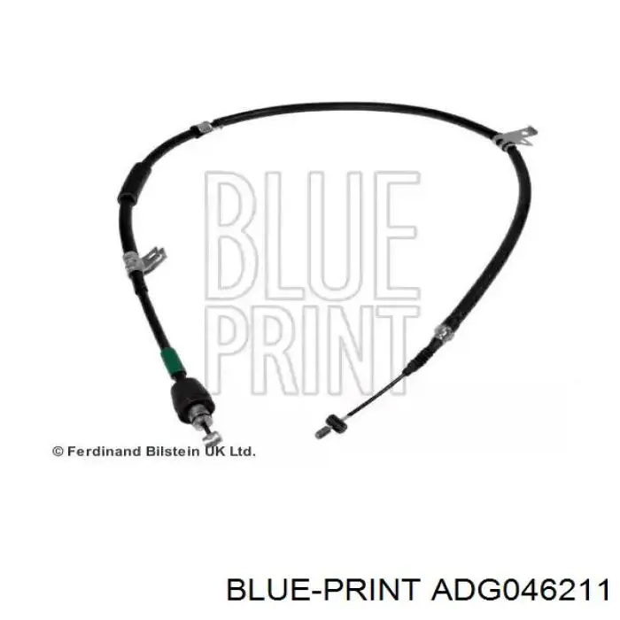 Купити ADG046211 Blue Print Трос ручного гальма задній, правий