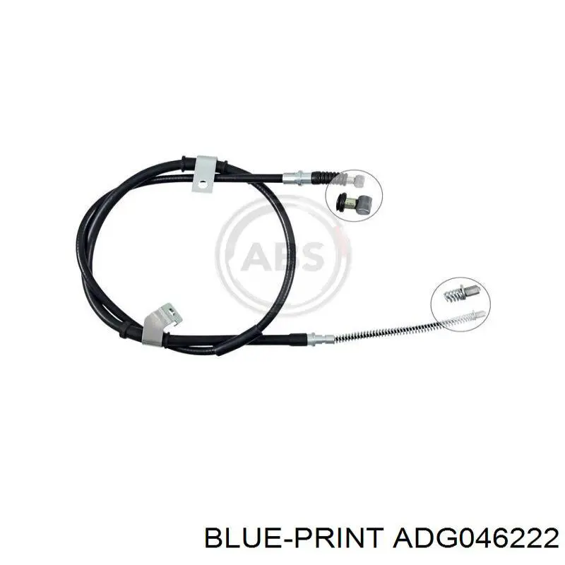 Трос стоянкового гальма задній лівий Blue Print ADG046222 ціна, від 19.00 USD