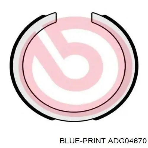 Купити ADG04670 Blue Print Трос ручного гальма задній, лівий
