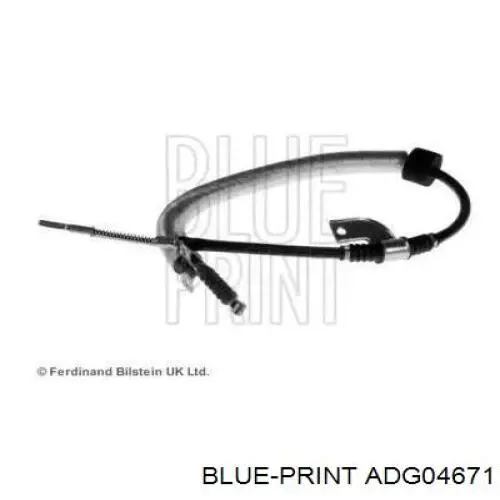 Купити ADG04671 Blue Print Трос ручного гальма задній, правий